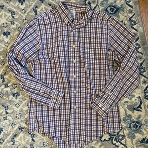 Brooks Brothers purple check button down